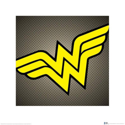 Affiche Art DC Comics Wonder Woman Symbol 40x40cm