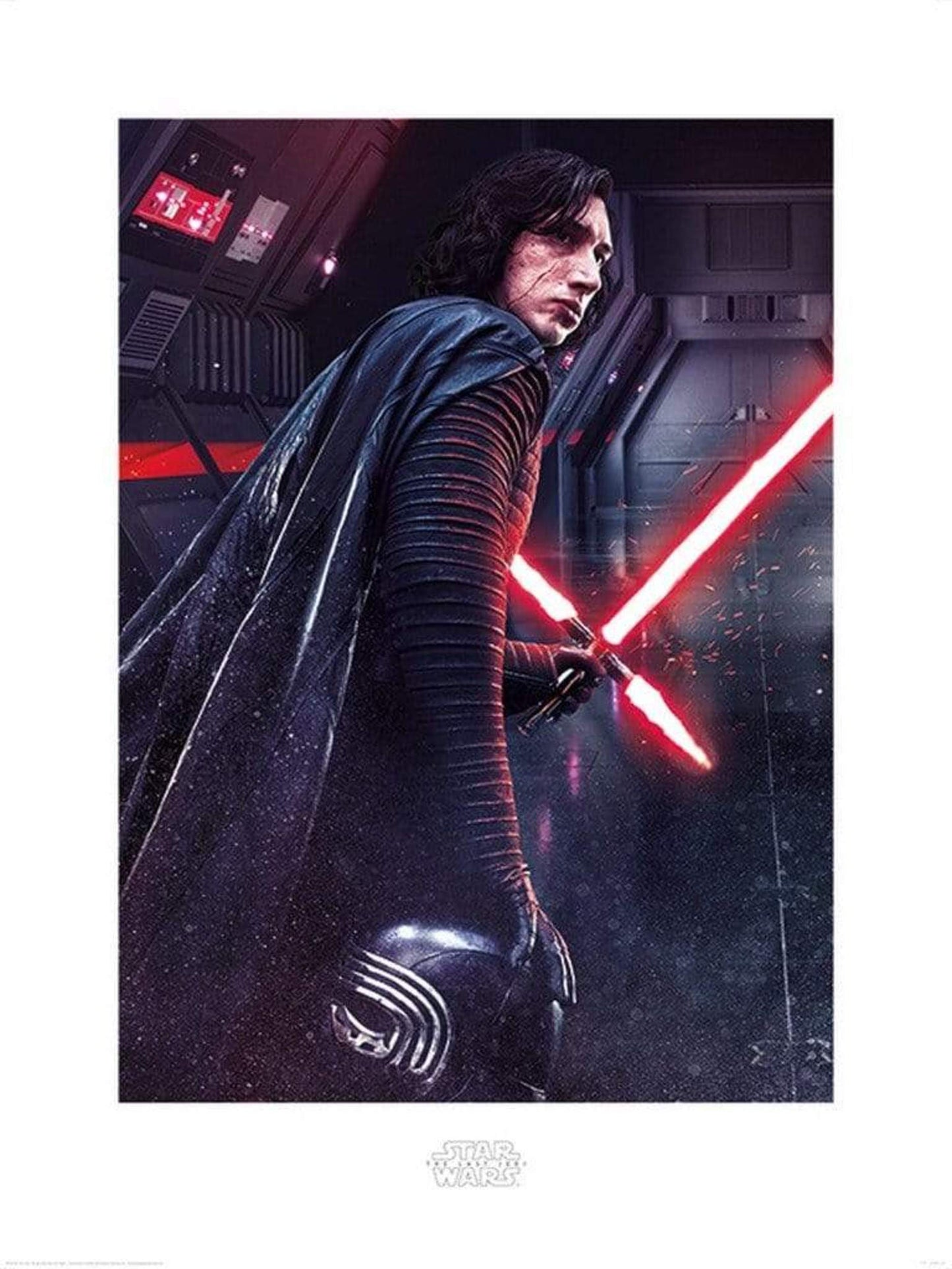 Affiche Art Star Wars The Last Jedi Kylo Ren Rage 60x80cm