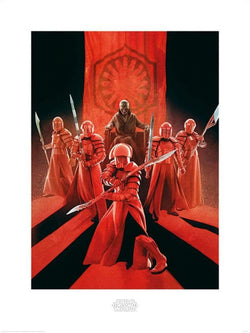 Affiche Art Star Wars The Last Jedi Snoke and Elite Guards 60x80cm