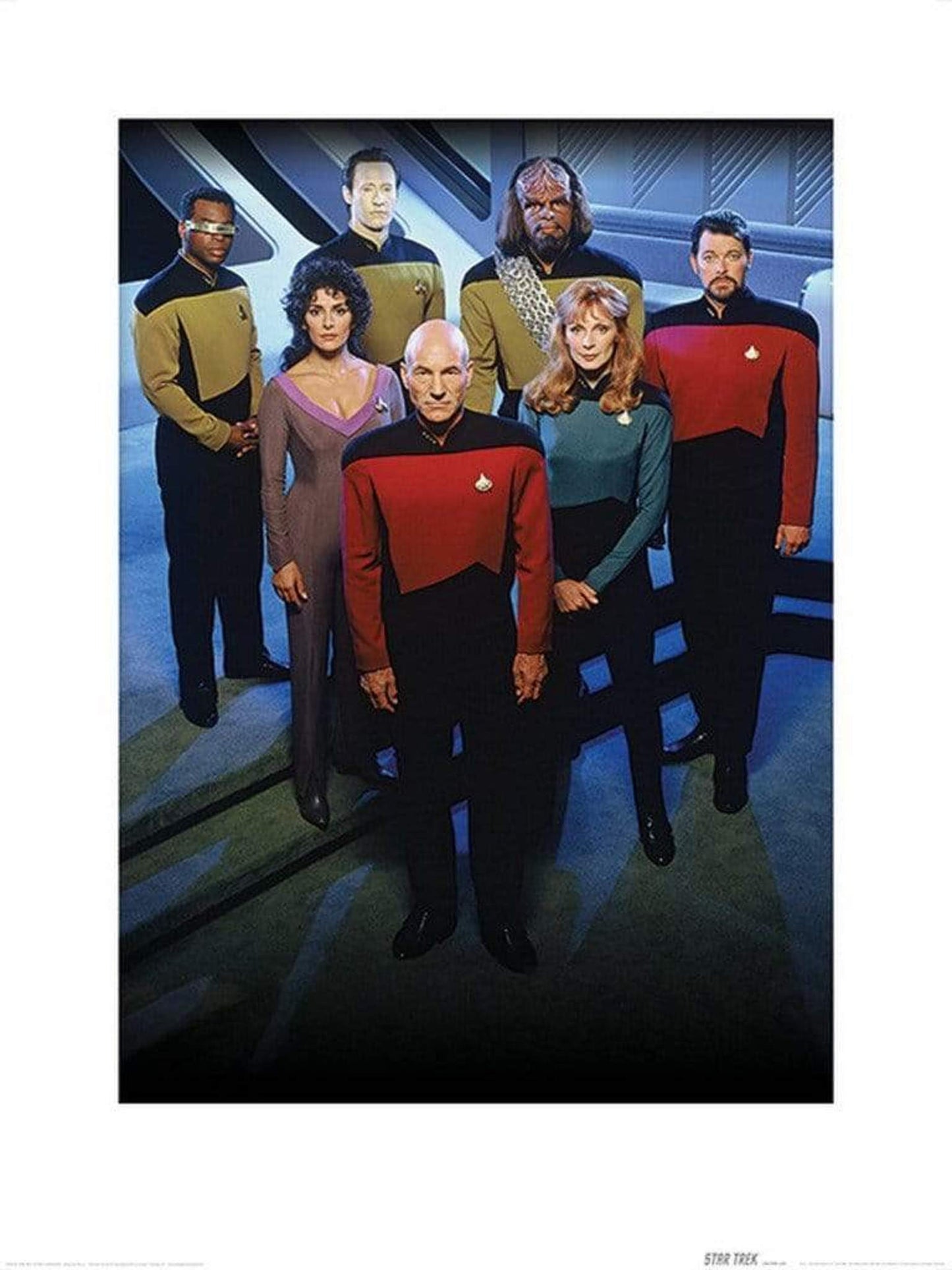 Affiche Art Star Trek The Next Generation Enterprise Officers 60x80cm