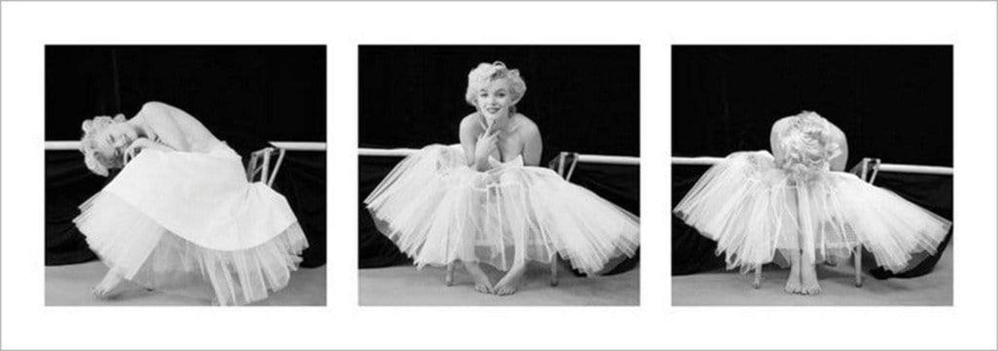 Affiche Art Marilyn Monroe Ballerina Triptych 95x33cm
