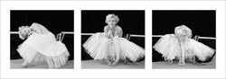 Affiche Art Marilyn Monroe Ballerina Triptych 95x33cm