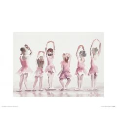 Ballet Vijfde positie Art Print Aimee Del Valle 30x40cm
