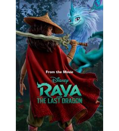 Raya and the Last Dragon Warrior in the Wild Poster 61x91.5cm